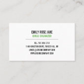 すてきChristmas, Bingo Venue,ゲーム業界 名刺 (裏面)