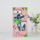 すてきFlamingos/フォトグリーティングカード シーズンカード (スタンド正面)