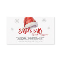 すてきSanta Book Request Baby Shower