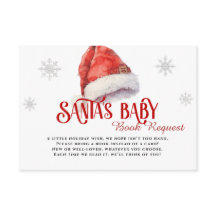 すてきSanta Book Request Baby Shower
