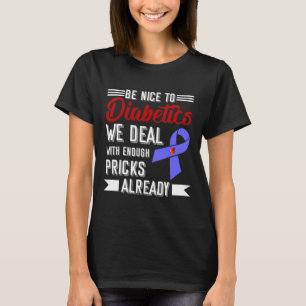 すでに十分なSに対処している糖尿病患者に親切である Tシャツ