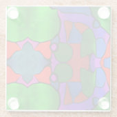 すでに染める ガラスコースター (裏面)