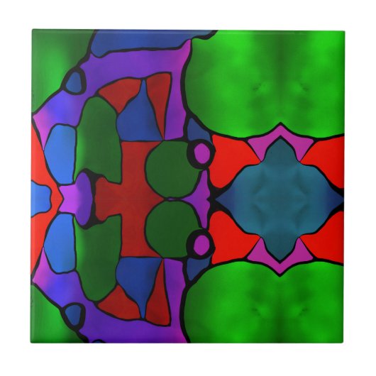 すでに染める タイル (正面)