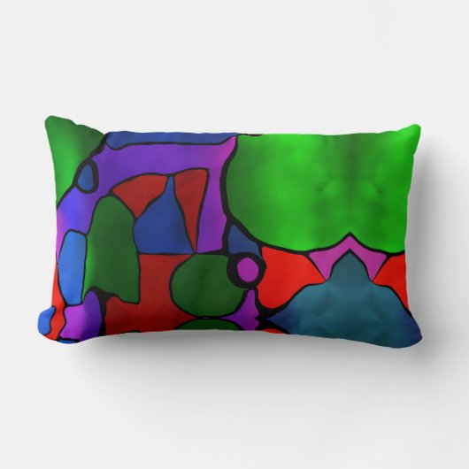 すでに染める ランバークッション (正面)