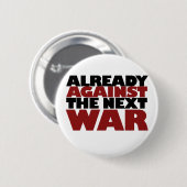 すでに次の戦争に反対している 缶バッジ (正面&裏面)
