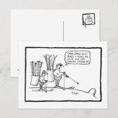 すねを変える ポストカード (正面/裏面)