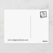 すねを変える ポストカード (裏面)