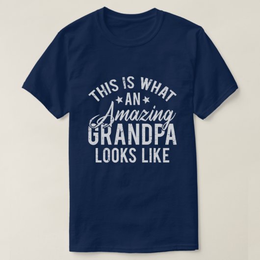 すばらしいおじいちゃんギフトTシャツ Tシャツ (デザイン正面)