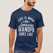 すばらしいおじいちゃんギフトTシャツ Tシャツ (正面)