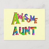 すばらしいおばさんTシャツ&ギフト ポストカード (正面)