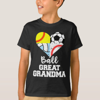 すばらしいおひいばあちゃんサッカーソフトボールバレー Tシャツ