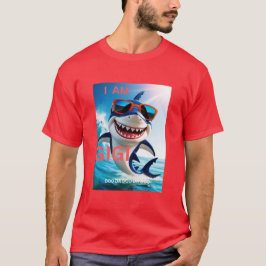 すばらしいおひいばばはすばらしいサメの攻撃gigi tシャツ