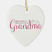すばらしいお母さんは祖母に促進されて得ます セラミックオーナメント (右)