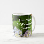 すばらしいお母さんは祖母のアジサイに促進されてマグを得ます コーヒーマグカップ (正面右)