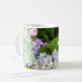 すばらしいお母さんは祖母のアジサイに促進されてマグを得ます コーヒーマグカップ (正面左)