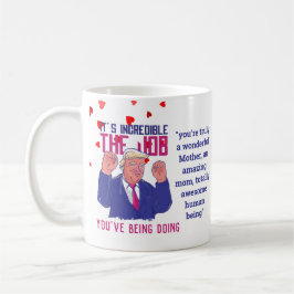 すばらしいお母さん向けの面白いトランプ引用符のカスタマイズ コーヒーマグカップ