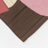 すばらしいアニメ、本を持った女の子。 フリースブランケット (角)