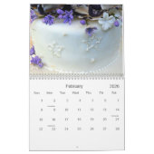 すばらしいウエディングケーキ カレンダー (2月 2026)