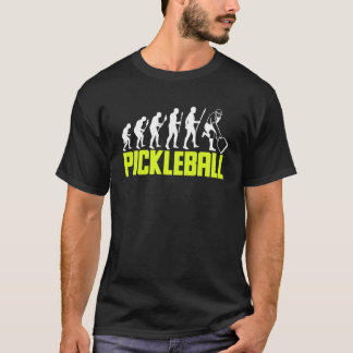 すばらしいエボリューション・ピックルボールデザインのピックルボール Tシャツ