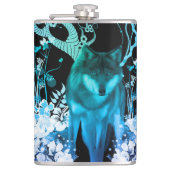 すばらしいオオカミ フラスク (正面)