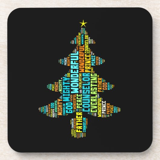 すばらしいカウンセラーの平和の強大な神の王子 コースター (正面)