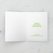 すばらしいカウンセラーの平和の強大な神の王子 シーズンカード (内部)