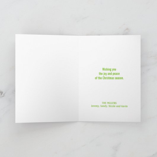 すばらしいカウンセラーの平和の強大な神の王子 シーズンカード (内部)