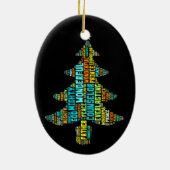 すばらしいカウンセラーの平和の強大な神の王子 セラミックオーナメント (裏面)