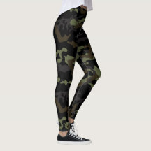 すばらしいカムフラージュによって印刷されるlegging