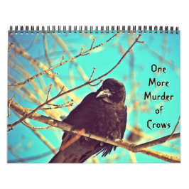すばらしいカラスの写真撮影のカレンダー カレンダー