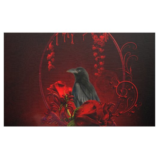 すばらしいカラス ファブリック (ヤード)