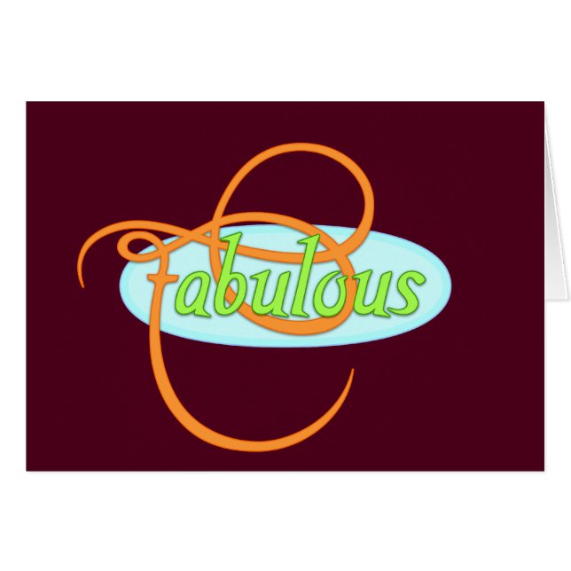 すばらしいカード (正面横)