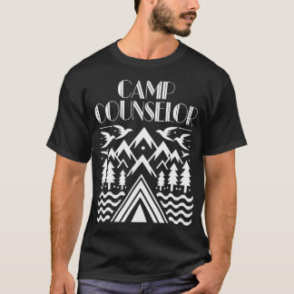 すばらしいキャンプカウンセラー スタッフメンバー 荒野 Tシャツ
