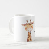 すばらしいキリン コーヒーマグカップ (正面左)