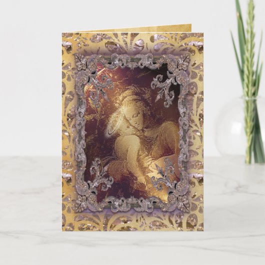 すばらしいギフトのビクトリア時代の人 シーズンカード (正面)