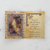 すばらしいギフトのビクトリア時代の人 シーズンカード (内部)