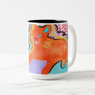 すばらしいコーヒー恋人か。 これはあなたがほしいマグです ツートーンマグカップ