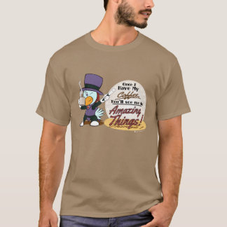 すばらしいコーヒー-煙突の鶏の人のティー Tシャツ