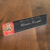 すばらしいスカル デスクネームプレート (側面)