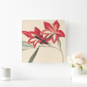 すばらしいトウモロコシ旗 スクエア壁時計 (ホーム)