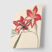 すばらしいトウモロコシ旗 スクエア壁時計 (傾斜)