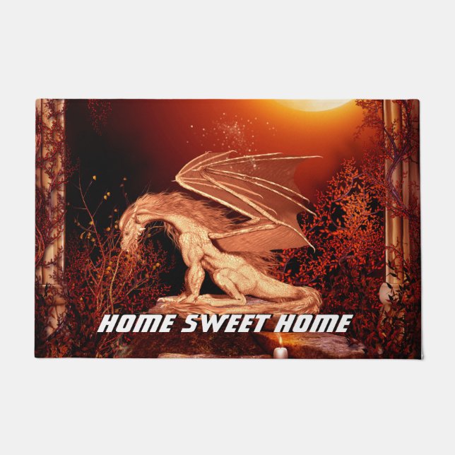 すばらしいドラゴン ドアマット (正面)