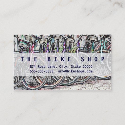 すばらしいバイクのデザイン 名刺 (正面)