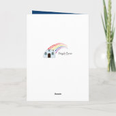 すばらしいバスケットボールのシーズンのお祝い カード (裏面)