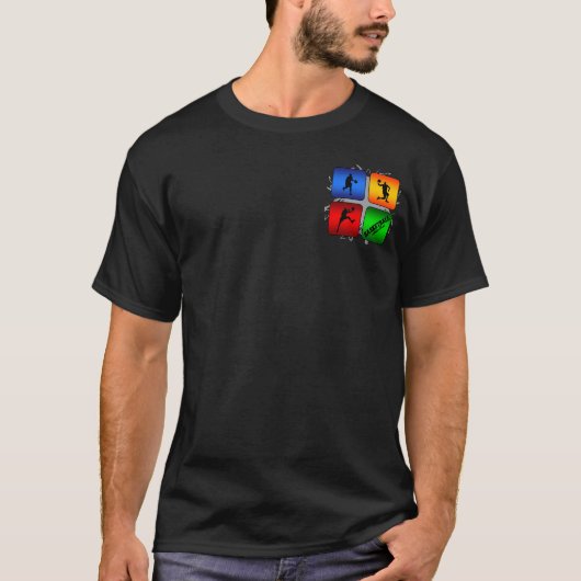 すばらしいバスケットボールの都市スタイル Tシャツ (正面)