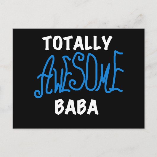 すばらしいババのTシャツとギフト ポストカード (正面)