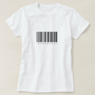 すばらしいバーコードのワイシャツ Tシャツ