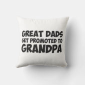 すばらしいパパは祖父に促進されて得ます クッション (裏面)