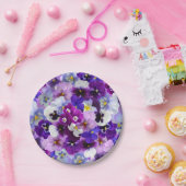 すばらしいパンジーだ。 ペーパープレート (パーティー)