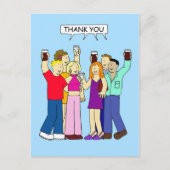 すばらしいパーティーをありがとう ポストカード (正面)